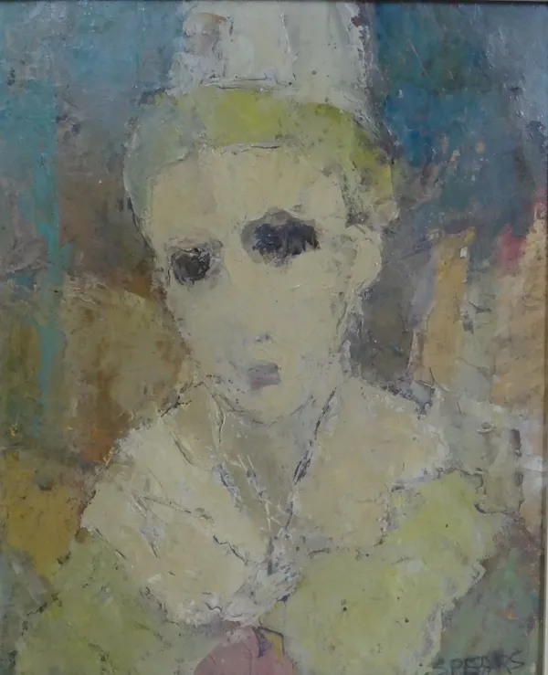 Frank Sydney Spears (South African 1906-1991), Head study, oil on board, signed, 28cm x 22.5cm.