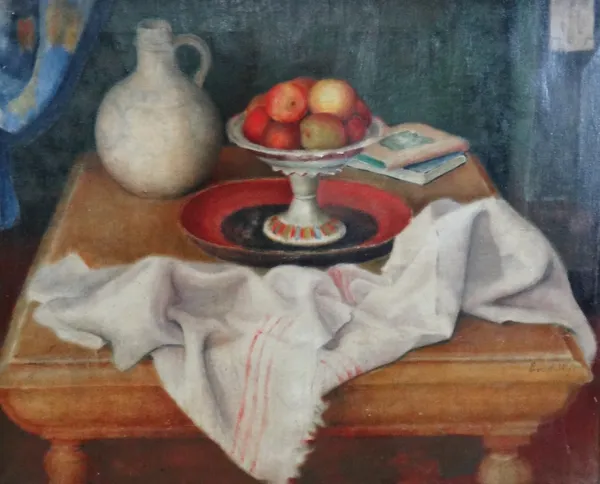 Ernest Wynants (1878-1964), Still life, oil on canvas, signed, 77cm x 96cm. ARR