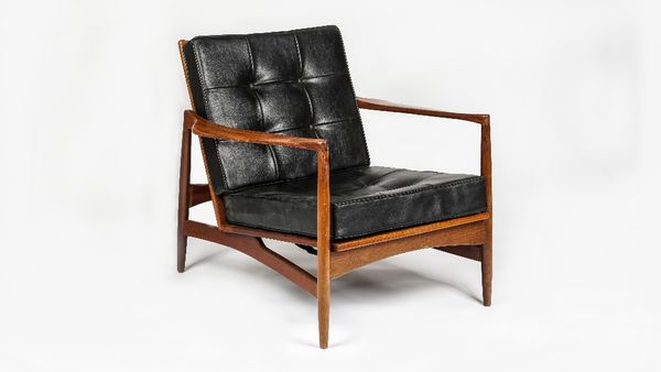 KOFOD LARSEN 1921-2003, a model 1b open armchair for G-PLAN circa 1965, 76cm wide x 74cm high.