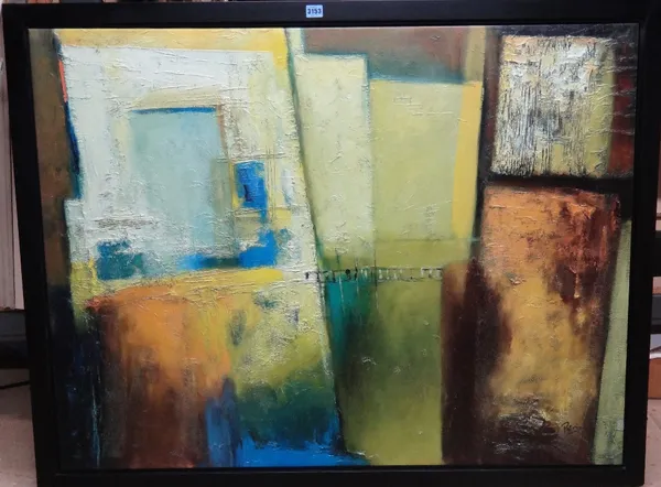 ** Patrizio (contemporary), Untitled, oil on canvas, signed,  90cm x 118cm.