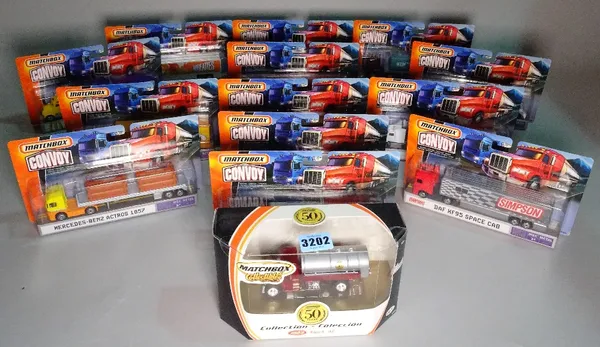 'MATCHBOX', 'CONVOY', a group of fourteen boxed models. (14)