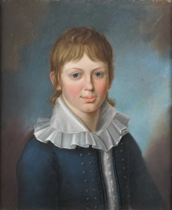 Continental School (19th century), Portrait of a boy, pastel, 46cm x 38.Provenance: From the collection of HRH The Prince Henry, Duke of Gloucester
