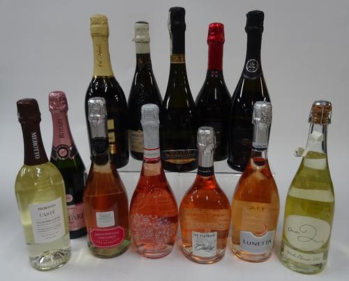 Box 100 - Italian Sparkling Wine  Salatin Prosecco Superiore Extra Dry 2019  Col Vetoraz Valdobbiadene Extra Dry 2019  Carpene Malvolti Prosecco Super