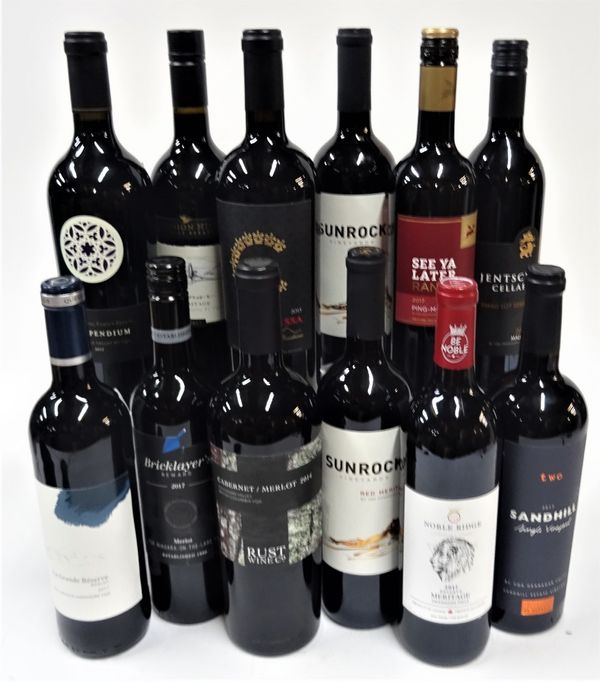 Box 118 - Canadian Red Wine  Queylus Grand Reserve Merlot 2017  Bricklayer's Reward Merlot 2017  Rust Cabernet/Merlot 2014  Sunrock Red Meritage 2016