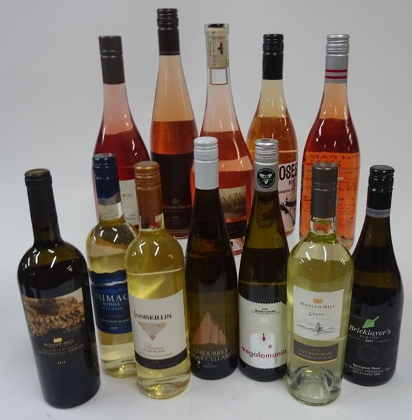 Box 121 - Canadian White and Rosé Wine  Mission Hill Sauvignon Semillon 2019  Sumac Ridge Sauvignon 2019  Inniskillin Reserve Fumé Blanc 2018  O'Rourk