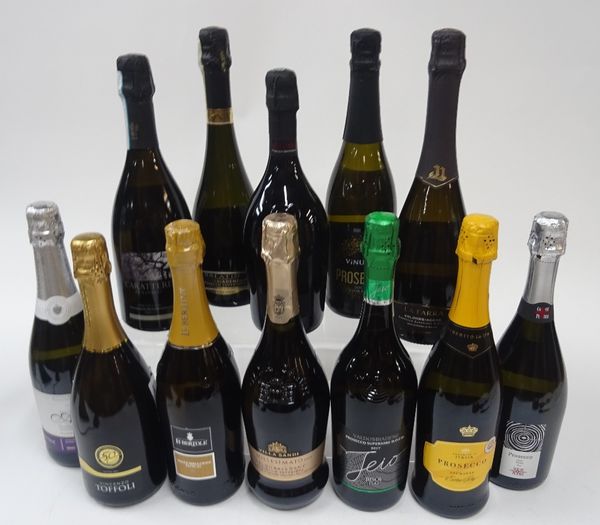 Box 129 - Italian Sparkling Wine  Asda Extra Special Asti  Toffoli Extra Dry Spumante  Le Bertole Valdobbiadene  Villa Sandi Millesimato Superiore 201