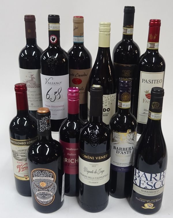 Box 134 - Italian Red Wine  Bartolomeo Lorenzi Veronese 2016  Lupo Meraviglia Tre di Tre Puglia 2019  Waitrose Italian Red  Domini Veneti Amarone dell