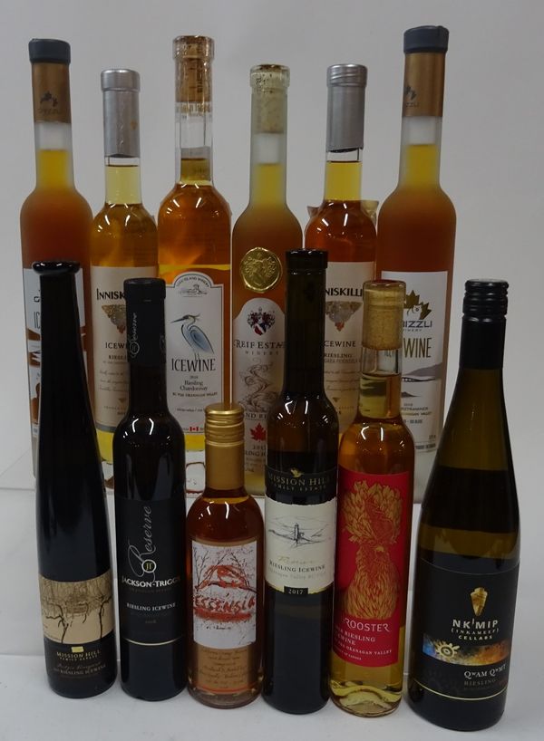 Box 168 - Canadian Riesling Icewine (37.5cl)Mission Hill 2017Mission Hill Reserve 2017Jackson-Triggs 2018Red Rooster 2018Grizzli 2014 (Sauvignon Blanc