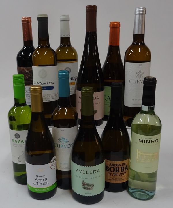 Box 169 - Portuguese White Wine  Raza Vinho Verde 2019  Quinta Serra d'Oura Reserva 2017  Curvos Avesso Vinho Verde 2019  Aveleda Parcela do Roseiral