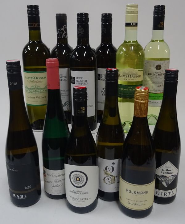 Box 174 - Austrian White Wine  Rabl Riesling 2018  Reverchon Riesling 2018  Baumgartner Gruner Veltliner 2019  Morrisons Gruner Veltliner 2019  Kolkma