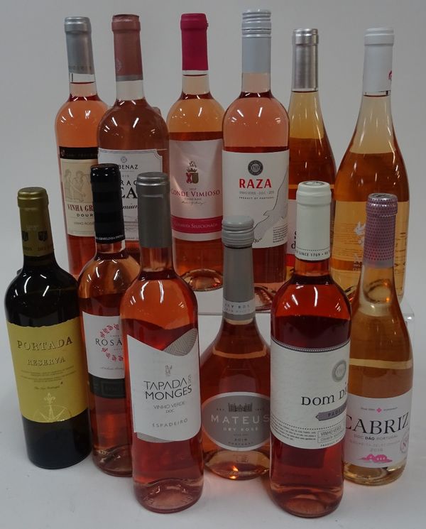 Box 181 - Portuguese Rosé  Casa Ermelinda Freitas 2019  Tapada dos Monges Espadeiro 2019  Mateus 2019  Dom Diogo Padeiro 2019  Cabriz Colheita Selecio