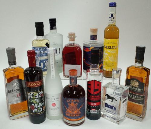 Box 27 - Mixed Spirits   Brancoveanu VSOP Brandy   Brancoveanu VS Brandy   K 32 Amaro Liqueur   Keys and Bricks Premium Vodka   Lyre's Non-Alcoholic S