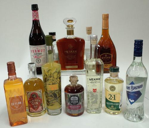 Box 30 - Mixed Spirits   Marie Brizard Anisette Liqueur   Meanie Absinthe   Lustau Red Vermouth   Linden Leaf Absinthe   Angels' Treasure Metaxa   Div