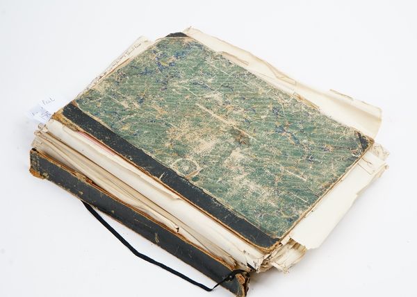 ALBUM - A substantial folio album (450 x 300mm) containing c. 600 autograph letters, envelopes, clipped signatures, clippings, mostly 18th- and 19th-c