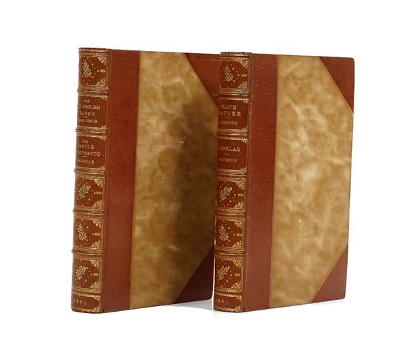 BINDINGS - William BECKFORD (1760-1844).  The History of the Caliph Vathek ... Also Rasselas, Prince of Abyssinia, by Samuel Johnson. London: J. C. Ni