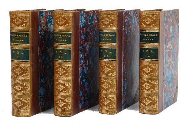 BINDINGS - William SHAKESPEARE (1564-1616).  The Works ... Edited, with a Scrupulous Revision of the Text, by Charles and Mary Cowden Clarke. London: