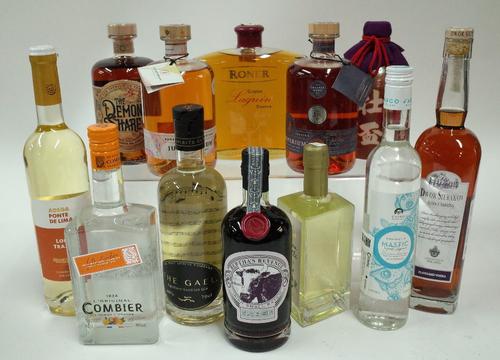 Box 33 - Mixed Spirits   Roner Grappa Riserva   Combier Orange Liqueur   Ponte Lima Vinho Verde   The Gael Scottish Gin   The Demon's Share Rum   Juni
