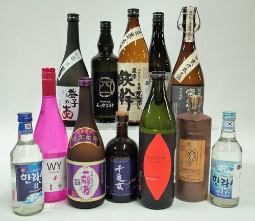 Box 35 - Shochu Hamada Kaido Yaki Imo ShochuGenshu Yakusugi ShochuWakashio Sengamejo Jo ShochuKomaji Juzo Ikkomon Murasaki ShochuHombo Shuzo WY Kishog
