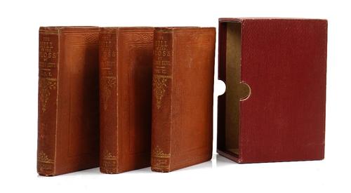 ELIOT, George [i.e. Mary Ann EVANS (1819-80)].  The Mill on the Floss. London: William Blackwood and Sons, 1860. 3 volumes, 8vo (195 x 125mm). Half ti