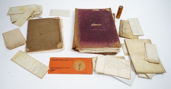 GILWELL [or GILLWELL] HOUSE ARCHIVE - An archive of printed and manuscript material relating to Gilwell House in Essex, comprising: William SOTHEBY (1