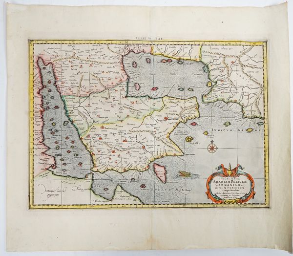 MERCATOR, Gerard (1512-94).  Tab. VI. Asiae. Arabiam Felicem, Carmaniam ac Sinum Persicum comprehendens. [Utrecht: François Halma, c. 1695]. Hand-colo