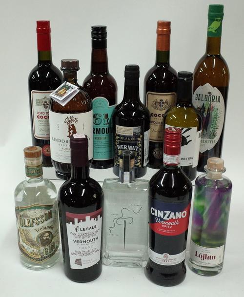 Box 47 - Mixed Spirits   Olafsson Gin   Dopo Teatro Vermouth   Lindores Abbey Aquavit   61 Vermouth   Wermut Riesling Vermouth   Cocchi Vermouth   Mr