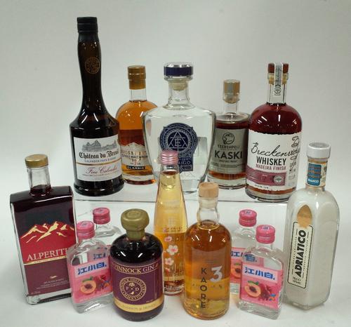 Box 48 - Mixed Spirits   89 Anejo Tequila   Chateau du Breuil Calvados   Breckenridge Whiskey   Swiss Mountain Single Malt Whisky   Caski Single Malt