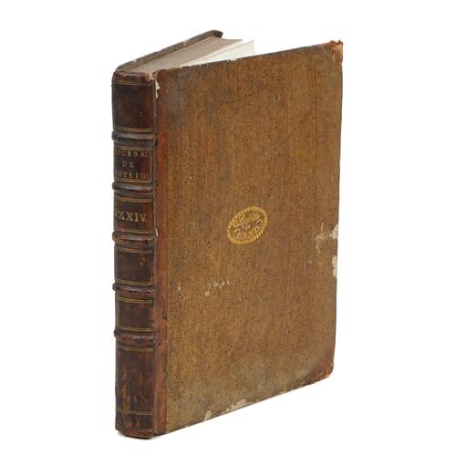 ROZIER, François (1734-93).  Observations sur la Physique, sur l' Histoire Naturelle et sur les Arts. Paris: Au Bureau du Journal de Physique, January