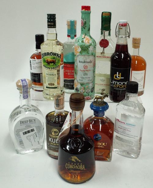 Box 51 - Mixed Spirits   Deep Run Virginia Vodka   Kulo 7YO Whisky   Sokolova 12YO Plum Brandy   Bison Grass Vodka   Edition 11 Single Malt Whisky   G