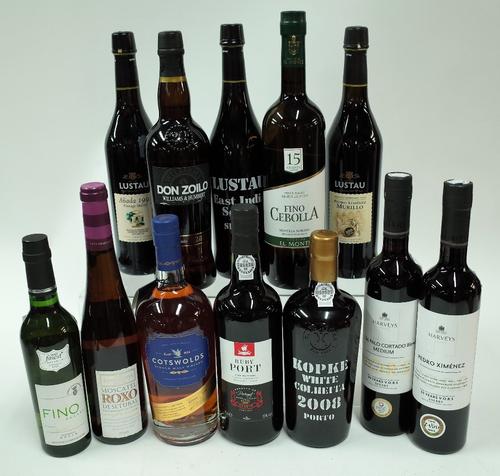 Box 64 - Sherry et al   Lustau Pedro Xinenez Murillo (50cl)  Harveys Pedro Xinenez 30YO (50cl)  Harveys Very Old Palo Cortado 30YO (50cl)  Lustau Anad