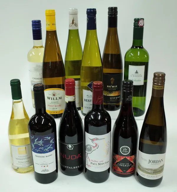 Box 65 - Wine Les Vignes De L'Eglise Vermentino 2019 Nk'Mip Cellars Riesling 2018 Best Heim Gewurztraminer 2018 Alsace Gewurztraminer 2018 Willm Pinot