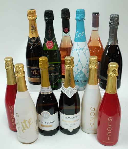Box 66 - Sparkling WIne Toffoli Vino Spumante Co-Op Irresistible Sparkling Rosé Quinta Da Raza Espumante Dopff & Irion Cremant D'Alsace Alpha Estate H