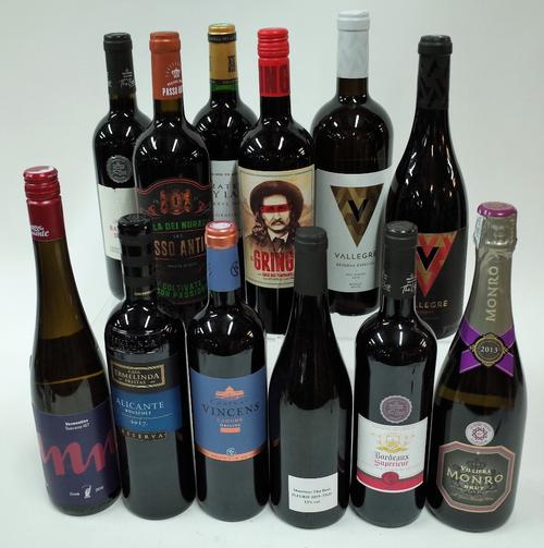 Box 67 - Wine Vallegre Reserva Douro 2016 Vallegre Reserva Espescial Douro 2018 El Gringo Tempranillo 2018 Chateau Pey La Tour 2017Passo Antico Rosso