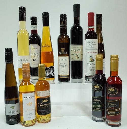 Box 70 - Wine (half bottles)  Jackson Estate Botrytis Riesling Marlborough 2018  Waitrose No1 Sauternes 2011  De Bortoli Botrytis Semillon 2017  Maris
