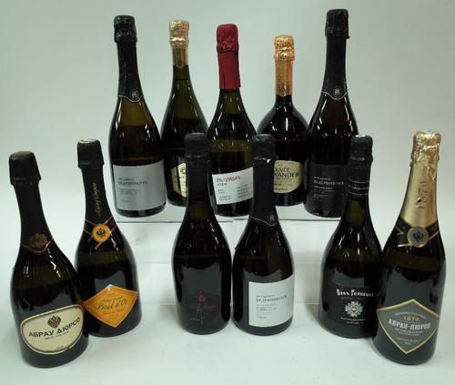 Box 78 - Russian Sparkling Wine  Abrau-Durso Imperial Brut 2016  Abrau-Durso Brut d'Or 2016  Sauk Dere Temelion Brut 36 2016  Abrau-Durso Extra Brut 2