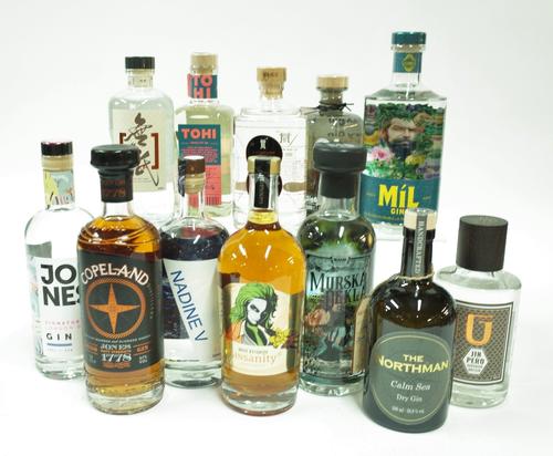 Box 8 - Gin   Copeland Navy Strength   Mil Gin   Jones Signature   Nadine V Atlantic Coal   NIF Rare Dry Gin   Hot Fusion Ginsanity   The North Man Ca
