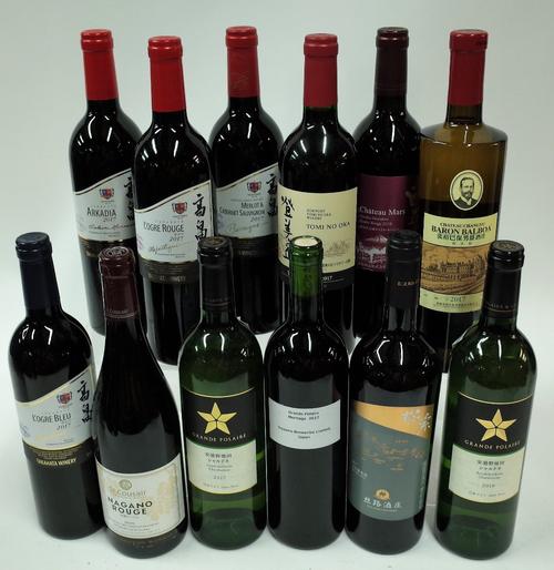 Box 84 - Japanese Wine   Grande Polaire Chardonnay 2018   Grande Polaire Chardonnay 2017   Chateau Changyu Baron Balboa 2017   St. Cousair Nagano Roug