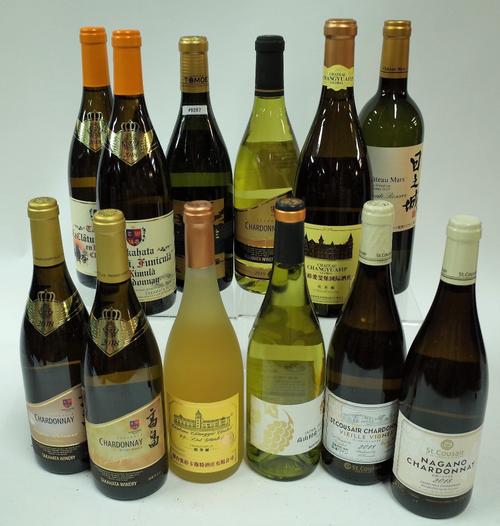 Box 86 - Asian White Chardonnay St. Cousair Nagano Chardonnay 2018 St. Cousair Vieille Vignes Chardonnay 2018 Takahata Chardonnay 2018 (2 Bottles)Taka