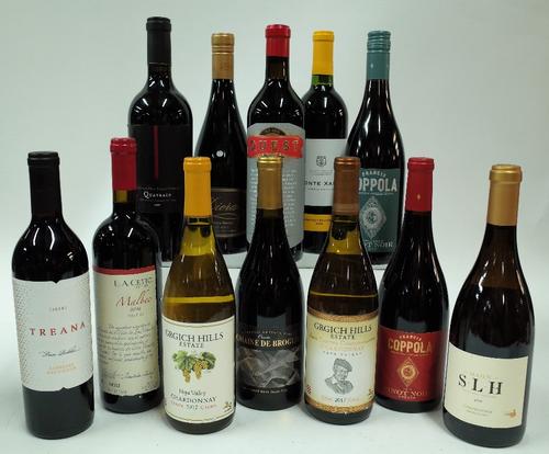 Box 89 - Wine  Hahn SLH Chardonnay 2018  Francis Ford Coppola Pinot Noir 2018  Grgich Hills Chardonnay 2017  Domaine de Brogli Pinot Noir 2018  Grgich