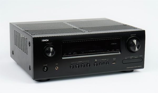 A Denon Integrated network AV receiver AVR-2312.