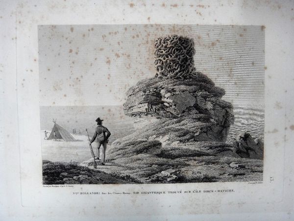 After J. Arago and others, a group of eighteen plates from Atlas Historique for Voyage Autour du Monde, engravings by Lejeune and others, together wit