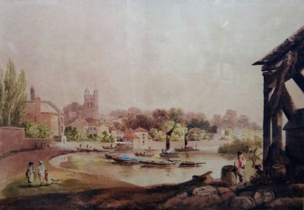 English school 19th century, Twickenham; Windsor, a pair of watercolours, each 39.5cm x 49.5cm, (2).