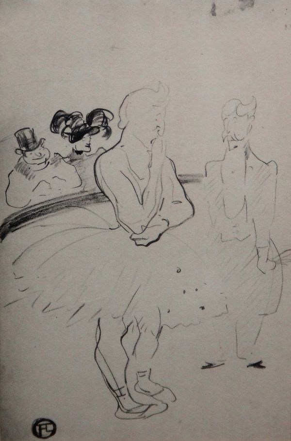 Henri De Toulouse Lautrec (1864-1901), The show, lithograph, 35cm x 23cm.