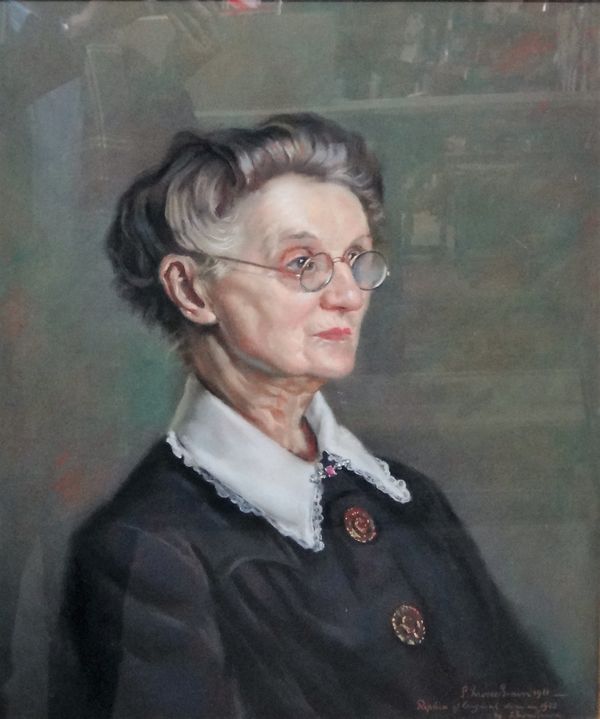 Samuel Morse-Brown (1903-2001), Portrait of Norah, pastel, signed and dated 1961, inscribed Replica of an original done in 1953, 59.5cm x 49.5cm. ARR