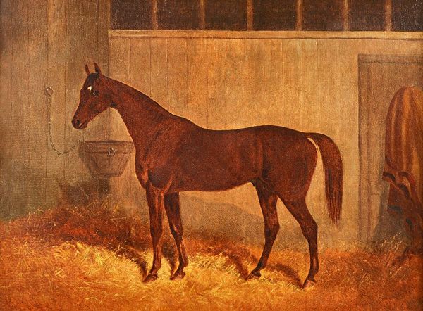 Frederick William Woodhouse (1820-1909), Sterlingworth, A Chestnut Stallion; Echo II, a chestnut filly, a pair, oil on canvas, both signed and dated 1