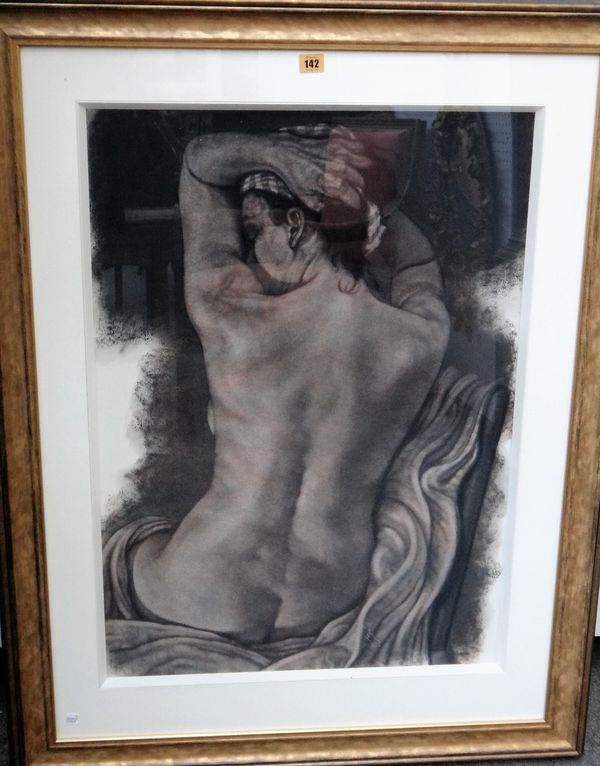 Angelo Murphy (contemporary), Nude, charcoal and chalk, 79cm x 57cm. ARR C2