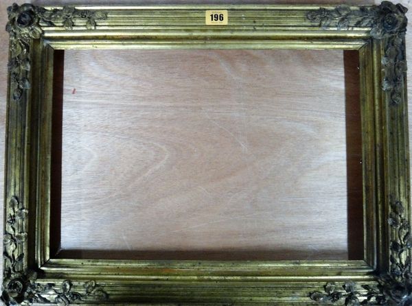 An early 20th century gilt plaster frame, a folio containing four modern prints, including C Rothenburg, June Wayne, Jan Stussi; a folio of assorted 1