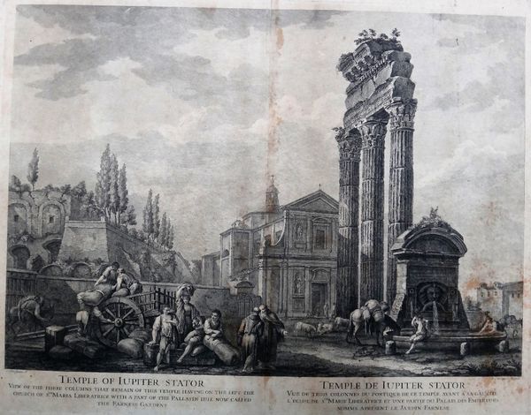 A quantity of assorted prints, engravings and lithographs, mainly landscape subjects, including views of Paris, the Citadel of Palais, The Falls of Mo