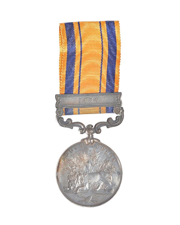 The South Africa Campaign Medal 1877-79, with bar 1879 to 135. PTE J.FOSTER. 57 th FOOT, an Army Temperance Medal, detailed Watch and Be Sober and a M