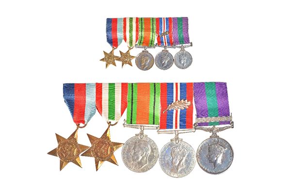 A Second World War and later group of five medals to Major C.L Ackerley, Royal Artillery, comprising The 1939-45 Star, The Italy Star, The Defence Med